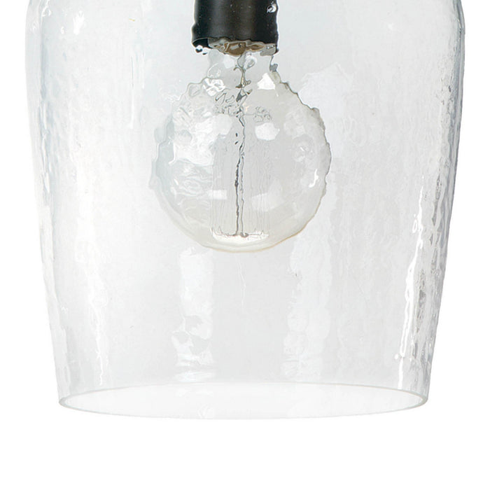 Regina Andrew - 16-1030 - One Light Pendant - Hammered - Clear