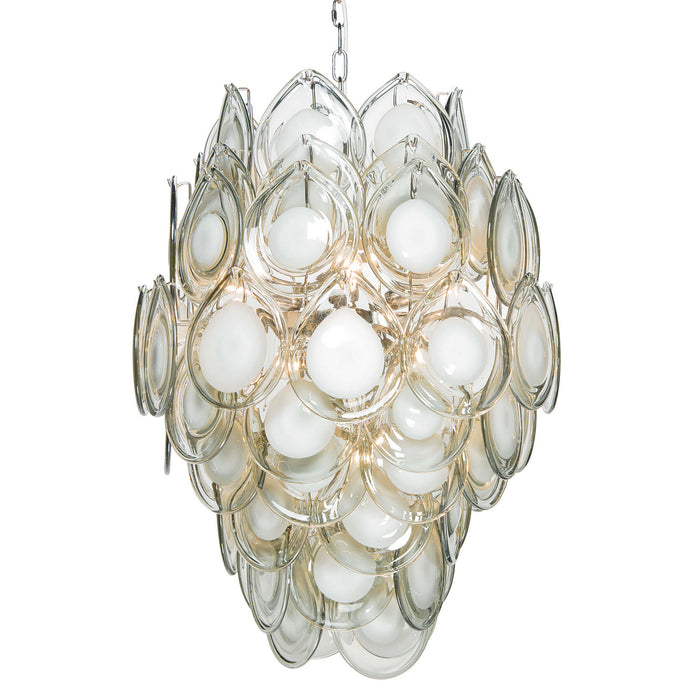 Regina Andrew - 16-1037GRY - Eight Light Chandelier - Diva - Grey