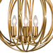 Regina Andrew - 16-1095GL - Three Light Pendant - Ofelia - Gold Leaf