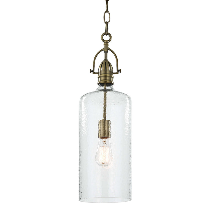 Regina Andrew - 16-1097NB - One Light Pendant - Bar - Brass