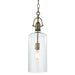 Regina Andrew - 16-1097NB - One Light Pendant - Bar - Brass