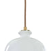 Regina Andrew - 16-1103 - One Light Pendant - Bianca - White