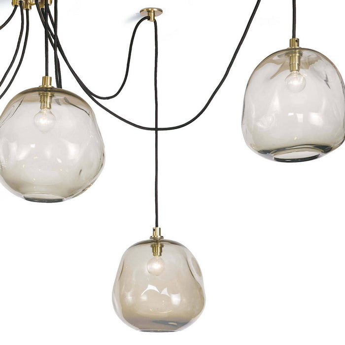 Regina Andrew - 16-1111NB - Six Light Chandelier - Molten - Natural Brass