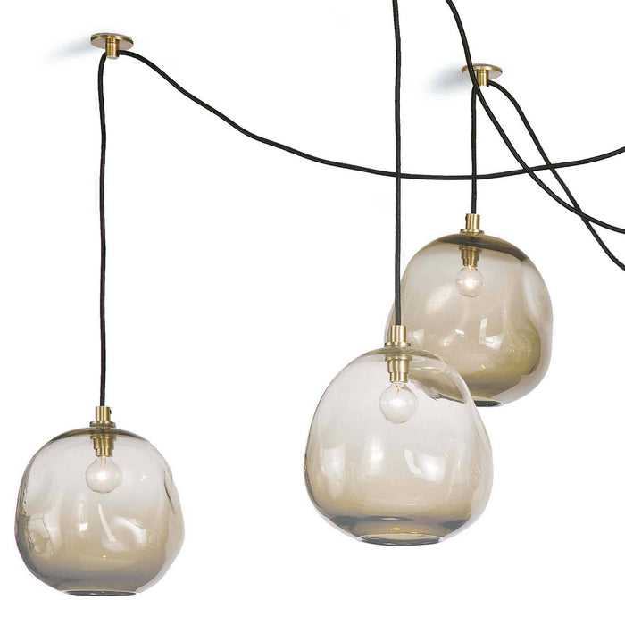 Regina Andrew - 16-1111NB - Six Light Chandelier - Molten - Natural Brass