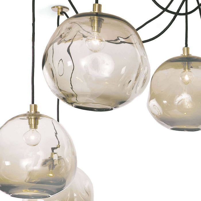 Regina Andrew - 16-1111NB - Six Light Chandelier - Molten - Natural Brass