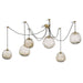 Regina Andrew - 16-1112NB - Six Light Chandelier - Molten - Natural Brass