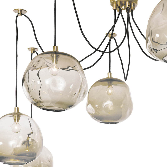 Regina Andrew - 16-1112NB - Six Light Chandelier - Molten - Natural Brass