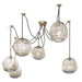 Regina Andrew - 16-1112NB - Six Light Chandelier - Molten - Natural Brass