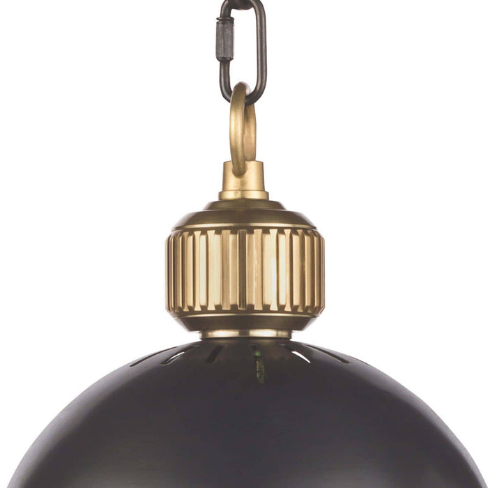 Regina Andrew - 16-1117BBNB - One Light Pendant - Otis - Blackened Steel