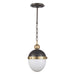 Regina Andrew - 16-1117BBNB - One Light Pendant - Otis - Blackened Steel