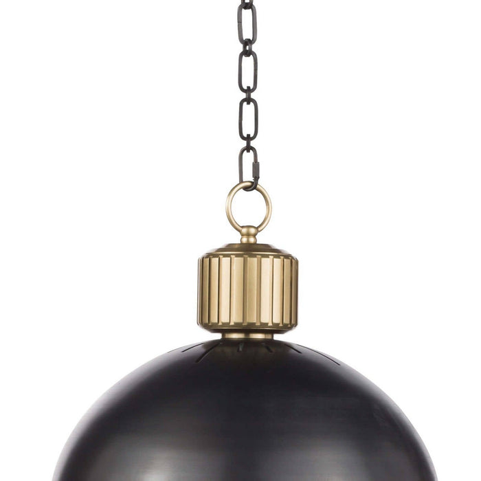 Regina Andrew - 16-1119BBNB - One Light Pendant - Otis - Blackened Brass