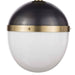 Regina Andrew - 16-1119BBNB - One Light Pendant - Otis - Blackened Brass