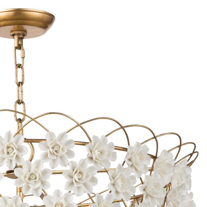 Regina Andrew - 16-1130 - Four Light Chandelier - Alice - Gold Leaf