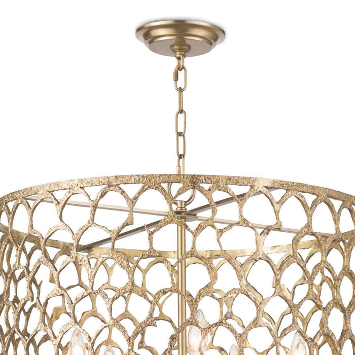 Regina Andrew - 16-1131 - Five Light Chandelier - Cabana - Natural Brass