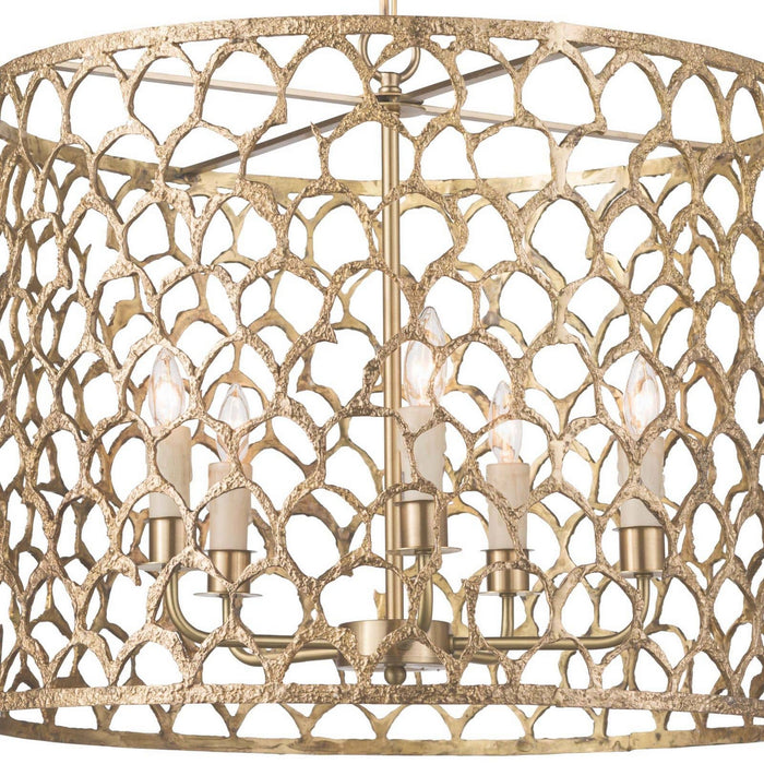 Regina Andrew - 16-1131 - Five Light Chandelier - Cabana - Natural Brass