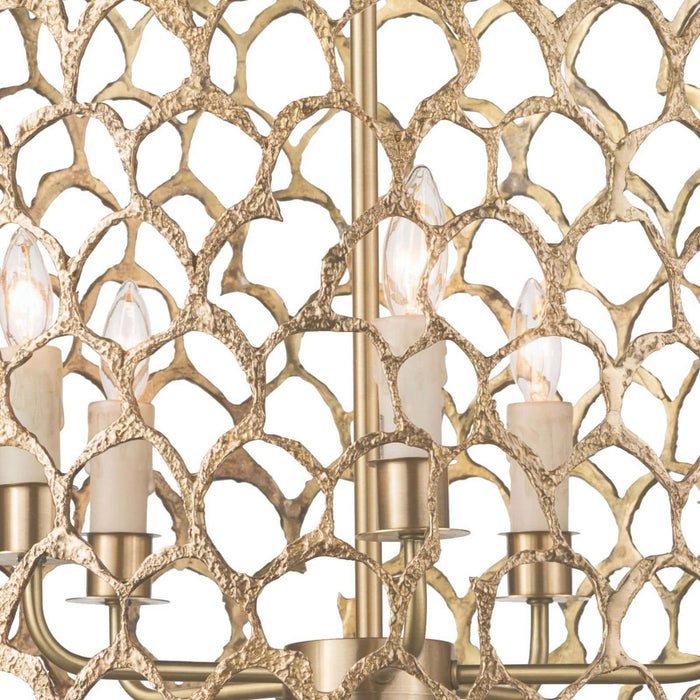 Regina Andrew - 16-1131 - Five Light Chandelier - Cabana - Natural Brass