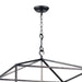 Regina Andrew - 16-1132BI - Eight Light Lantern - Cape - Blackened Iron