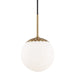 Mitzi - H193701S-AGB - One Light Pendant - Paige - Aged Brass