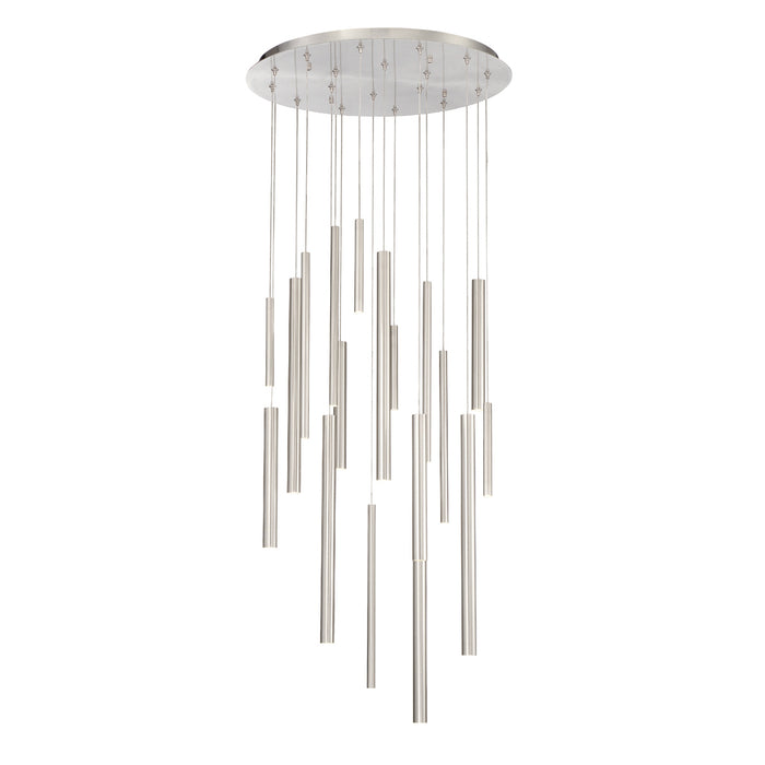 Eurofase - 31445-025 - LED Chandelier - Santana - Satin Nickel