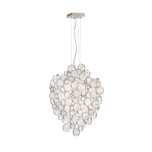 Eurofase - 34030-011 - Seven Light Chandelier - Trento - Champagne Silver