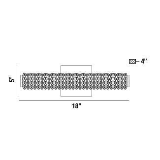 Eurofase - 34156-018 - LED Wall Sconce - Sassi - Chrome