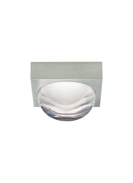 Visual Comfort Modern - 700FMSPHCS-LEDWD - LED Flush Mount - Sphere - Satin Nickel