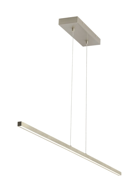 Visual Comfort Modern - 700LSESN1S-LED930 - LED Linear Suspension - Essence - Satin Nickel