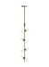 Visual Comfort Modern - 700MDP3CRS - LED Pendant - ModernRail - Aged Brass