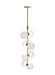 Visual Comfort Modern - 700MDP3GRS - LED Pendant - ModernRail - Aged Brass