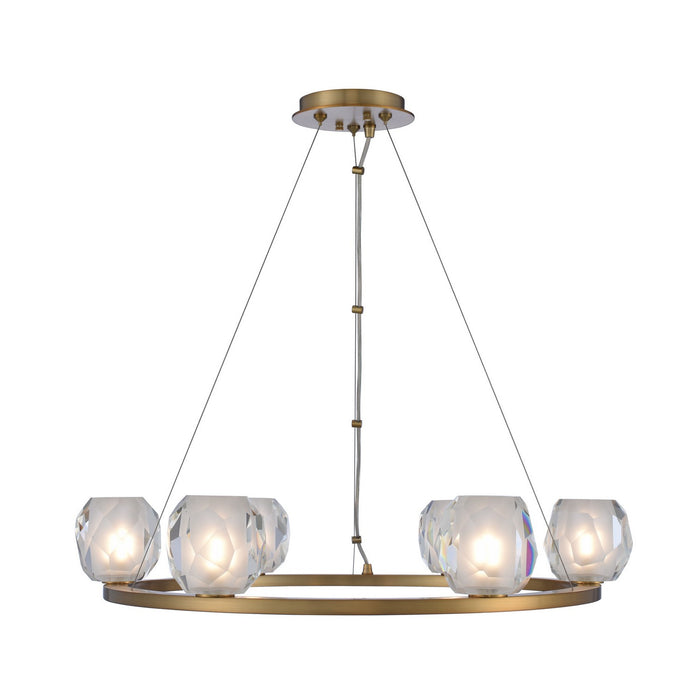 Kalco - 311750WB - LED Pendant - Stella - Winter Brass