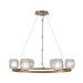 Kalco - 311750WB - LED Pendant - Stella - Winter Brass