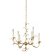 Kalco - 505471OL - Six Light Chandelier - Ainsley - Oxidized Gold Leaf