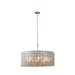 Kalco - 505852OL - Eight Light Pendant - Roxy - Oxidized Gold Leaf