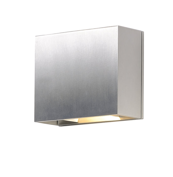 ET2 - E41328-SA - LED Wall Sconce - Alumilux Cube - Satin Aluminum