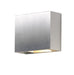 ET2 - E41328-SA - LED Wall Sconce - Alumilux Cube - Satin Aluminum