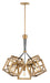 Fredrick Ramond - FR42444BBZ - LED Chandelier - Ensemble - Brushed Bronze