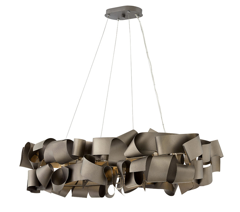 Fredrick Ramond - FR48605MMB - LED Linear Chandelier - Delfina - Metallic Matte Bronze