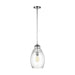 Generation Lighting. - P1484CH - One Light Pendant - Marino - Chrome