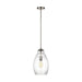 Generation Lighting. - P1484SN - One Light Pendant - Marino - Satin Nickel