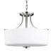 Generation Lighting. - 7728803EN3-962 - Three Light Semi-Flush Mount - Canfield - Brushed Nickel