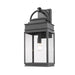 Artcraft - AC8240BK - One Light Outdoor Wall Mount - Fulton - Black