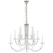 Visual Comfort Signature - ARN 5116PN-CG - 15 Light Chandelier - Wharton - Polished Nickel