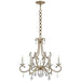 Visual Comfort Signature - ARN 5129HAB-CG - Six Light Chandelier - Montmartre - Hand-Rubbed Antique Brass