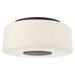 Visual Comfort Signature - BBL 4106BZ-WG - Three Light Flush Mount - Acme - Bronze