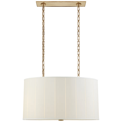 Visual Comfort Signature - BBL 5031SB-S - Four Light Pendant - Perfect Pleat - Soft Brass