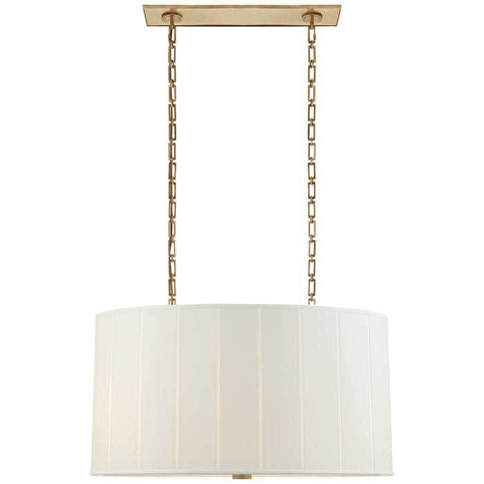 Visual Comfort Signature - BBL 5031SB-S - Four Light Pendant - Perfect Pleat - Soft Brass