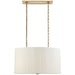 Visual Comfort Signature - BBL 5031SB-S - Four Light Pendant - Perfect Pleat - Soft Brass