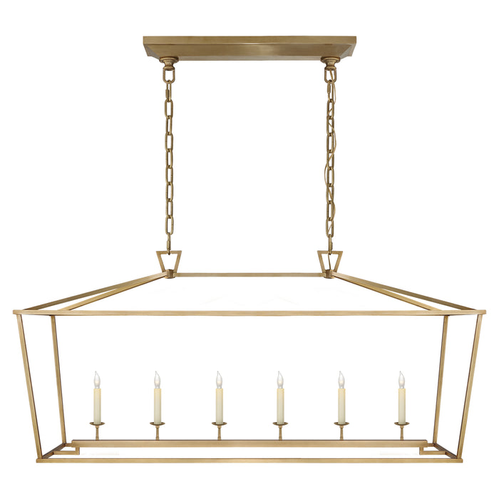 Visual Comfort Signature - CHC 2166AB - Six Light Lantern - Darlana - Antique-Burnished Brass