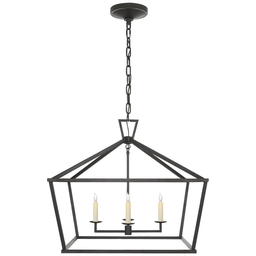 Visual Comfort Signature - CHC 2187AI - Four Light Lantern - Darlana - Aged Iron