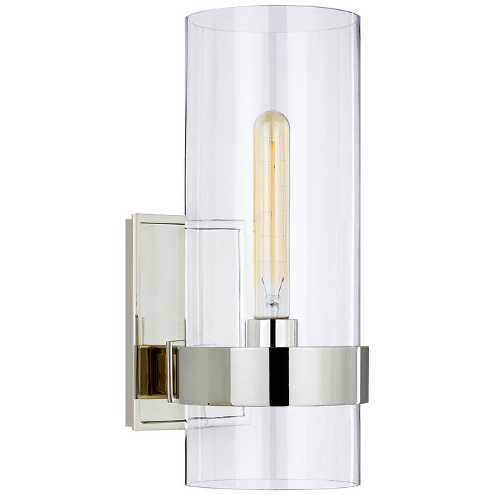 Visual Comfort Signature - S 2166PN-CG - One Light Wall Sconce - Presidio - Polished Nickel